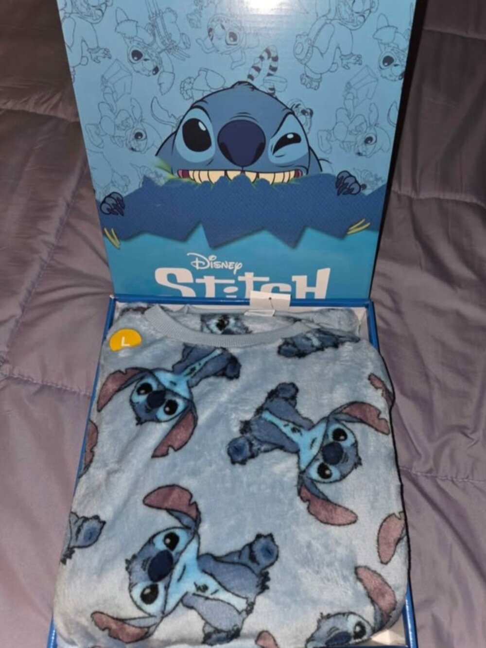 Womens disney fleece lilo & stitch large
